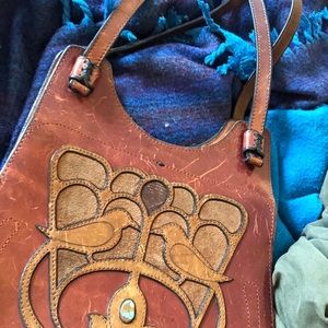 Vintage leather purse